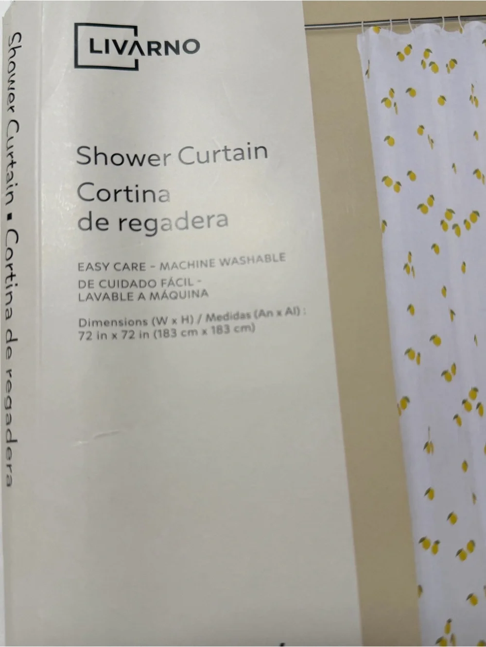 Livarno shower curtain
